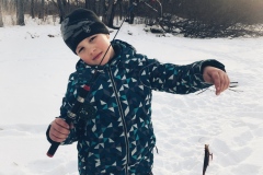 На рыбалке. Автор: Максим Цибизов,  ЧОУ "Школа-интернат № 27 ОАО "РЖД" г. Облучье